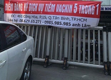 Cảnh báo dịch vụ nhận đăng ký tiêm vaccine khẩn cấp