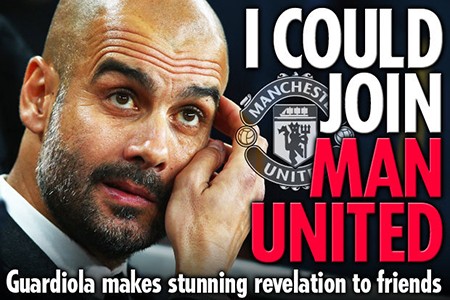 Pep Guardiola: ‘Tôi có thể đến Man United, không phải Man City’