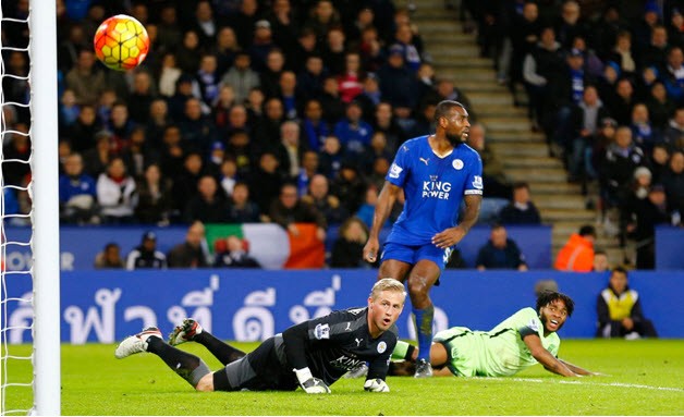 Leicester cầm hòa Man City trên sân nhà