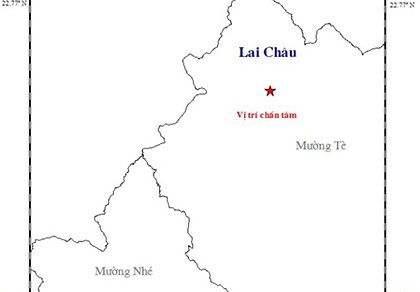 Động đất 3,3 độ Richter tại Lai Châu
