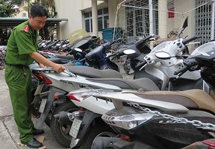 Đường dây tiêu thụ cả trăm xe gian ở quận 5