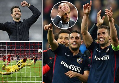 Bayern bị Atletico loại tức tưởi trong trận cầu siêu kịch tính