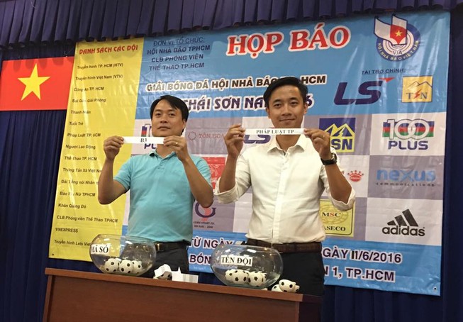 Bốc thăm chia bảng Giải bóng đá Fusal Hội Nhà báo TP.HCM 2016