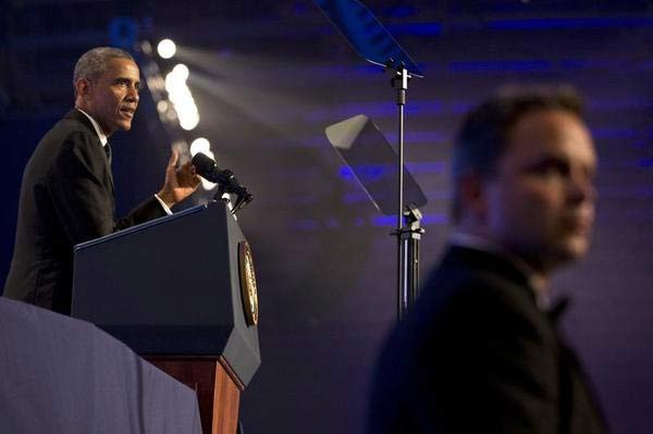 'Bảo bối' giúp ông Obama phát biểu trơn tru