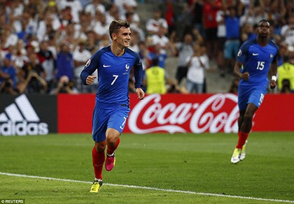 Griezmann lập cú đúp, Pháp vào chung kết Euro 2016