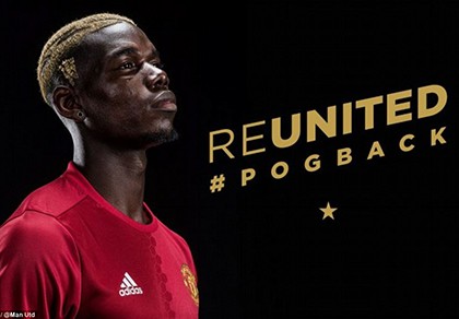 M.U chính thức xác nhận hoàn tất thương vụ ‘bom tấn’ Pogba