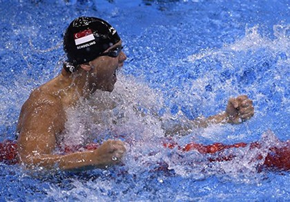 Đánh bại Phelps, Schoolling của Singapore phá kỷ lục Olympic