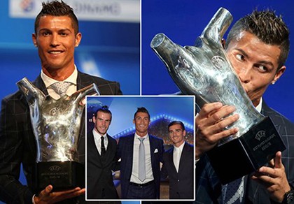 Ronaldo xuất sắc nhất châu Âu, Messi ghi bàn đẹp nhất năm