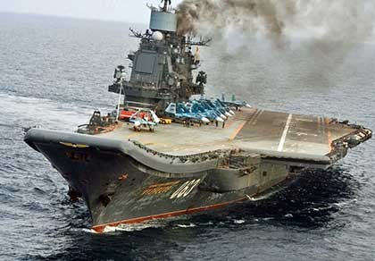 Lần đầu tiên Nga điều tàu sân bay đến Syria
