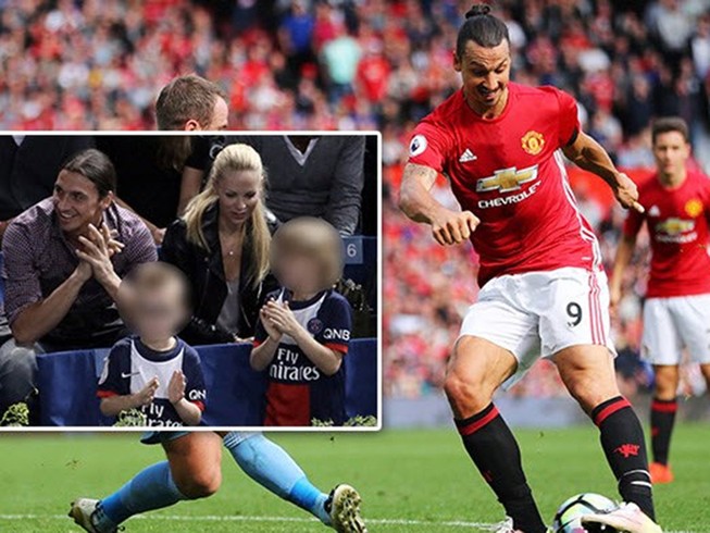 Theo chân Rooney,Ibrahimovic cho 2 con trai gia nhập MU