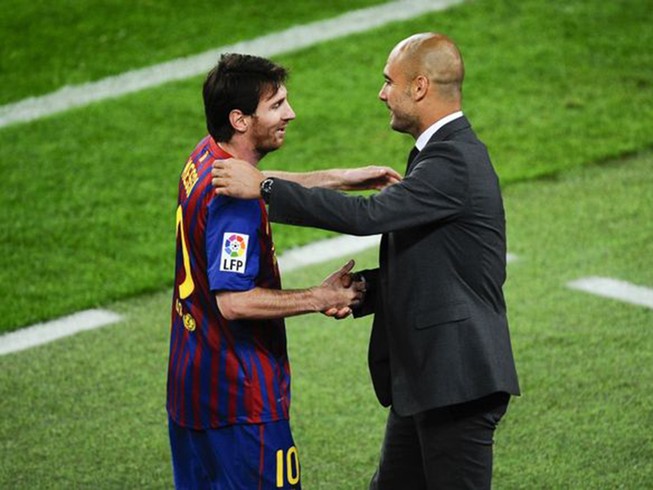 Pep Guardiola chơi đòn tâm lý chiến với Messi