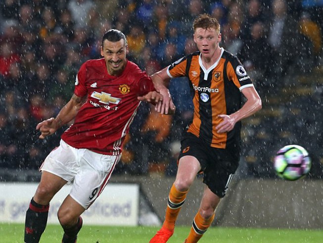 Vì sao Ibrahimovic vắng mặt trận MU gặp Hull City?