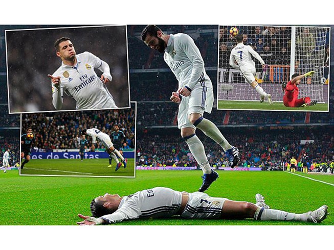 Barca bị trọng tài ‘cướp’ bàn thắng, Real tăng tốc