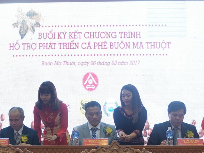 Hợp tác hỗ trợ phát triển cà phê Buôn Mê Thuột