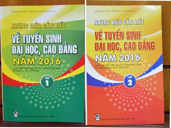 Phát hành sách 'Những điều cần biết về tuyển sinh ĐH, CĐ năm 2016'