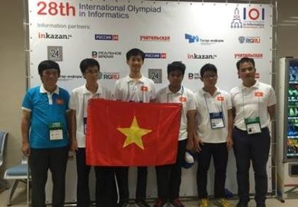 Việt nam dành Huy chương Vàng Olympic Tin học quốc tế năm 2016