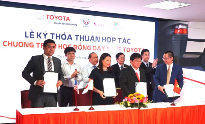 Toyota: 25 suất học bổng dạy nghề sửa chữa ô tô