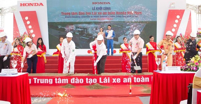 Honda Việt Nam khởi công xây dựng Trung tâm Đào tạo LXAT tiêu chuẩn quốc tế