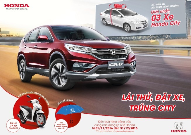 Lái thử, trúng thật để rinh ba chiếc Honda City