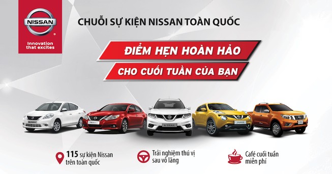 Nissan tổ chức lái thử xe trong tháng 3 trên toàn quốc
