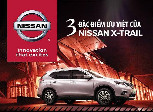 Ba điểm ưu việt của Nissan X-Trail