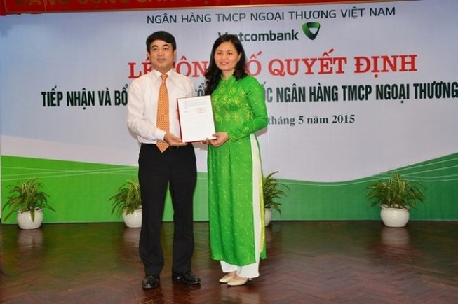Phó Tổng giám đốc của Agribank sang làm Phó Tổng GĐ Vietcombank