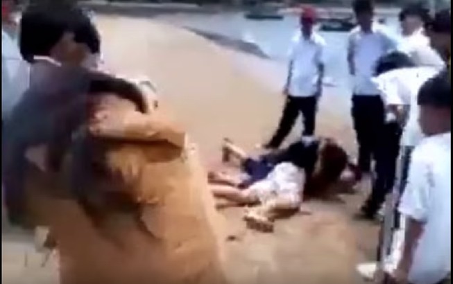 Xuất hiện clip nữ học sinh đánh nhau tại Bãi Trước, TP.Vũng Tàu