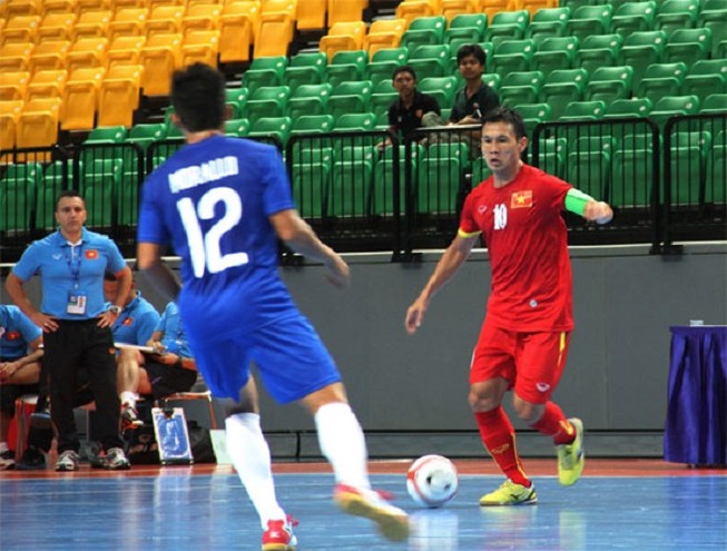 Vòng bảng giải Futsal Đông Nam Á 2015: Việt Nam chưa vượt ngưỡng