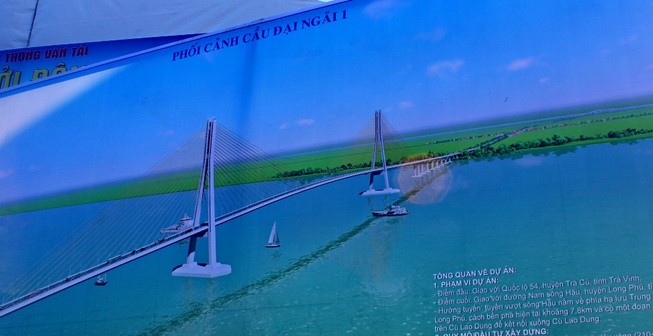 Chỉ 36 tháng hoàn thành cầu Đại Ngãi