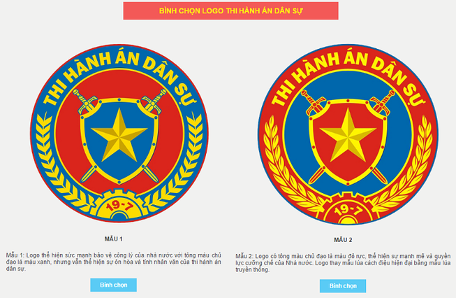 Tổng cục Thi hành án dân sự lấy ý kiến về mẫu logo