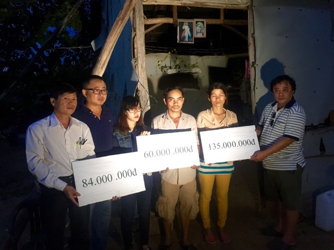 Hơn 400 triệu giúp đỡ gia đình ba cháu bé bị đuối nước