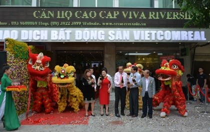 Khai trương trung tâm giao dịch bất động sản Vietcomreal