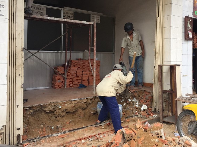 Kỹ sư bày chiêu cho gia chủ làm bậc thềm bao đẹp
