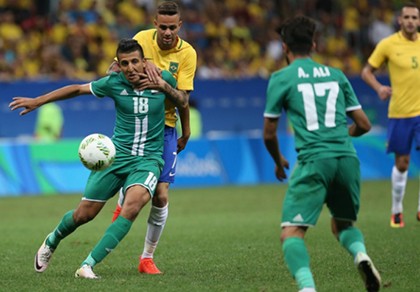 Bóng đá nam Olympic 2016: Neymar gây thất vọng, Brazil lại hòa