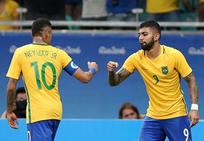 Neymar 'trốn' đâu trong chiến thắng '4 sao' của Olympic Brazil?