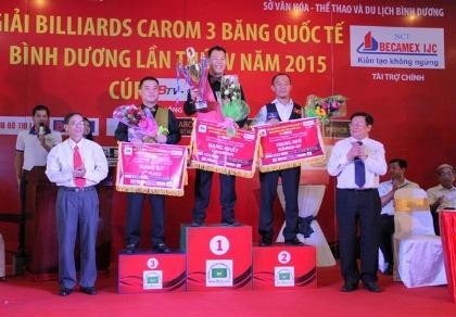 Giải Billiards Carom 3 băng Quốc tế Bình Dương: Xem đỉnh cao nghệ thuật