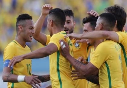 Bóng đá nam Olympic: Brazil gặp Đức ở chung kết