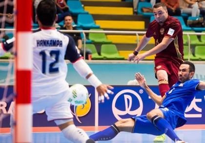 Vòng chung kết World Cup Futsal: Thái Lan thất bại trước Nga