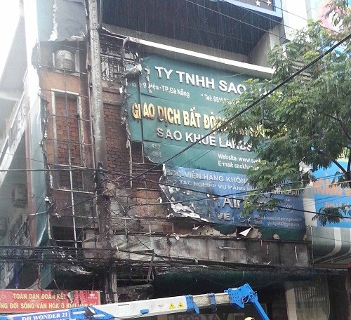 Cháy nổ lớn giữa trung tâm TP Đà Nẵng