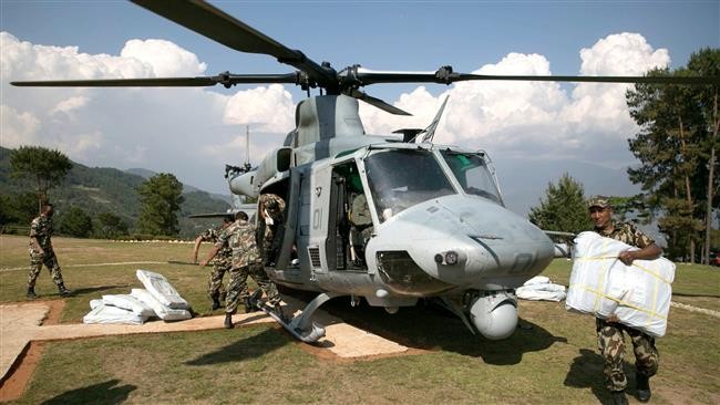 Trực thăng cứu hộ Mỹ mất tích trong động đất Nepal