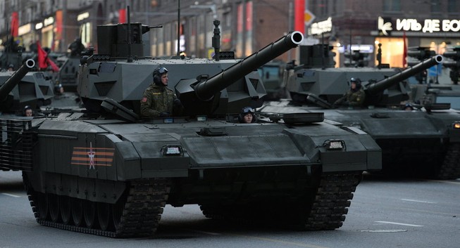 Nga công bố khu vực triển khai xe tăng Armata