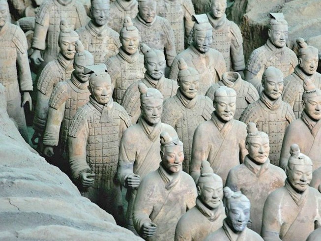 Đội quân đất nung ở Trung Quốc là của người Hy Lạp?