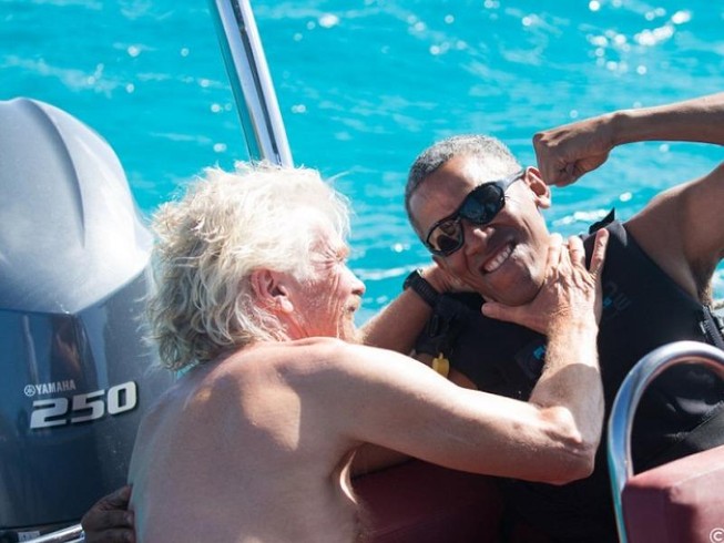 Ông Obama tận hưởng tại đảo thiên đường cùng tỉ phú