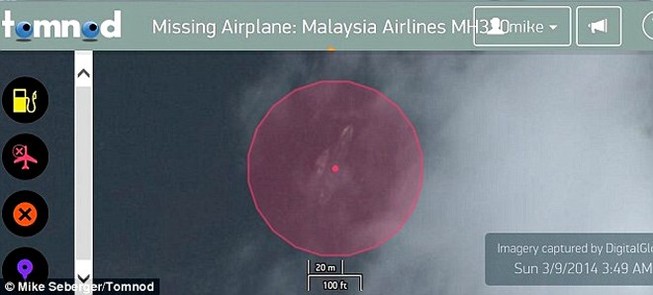Phát hiện máy bay mất tích MH370 nằm dưới biển?