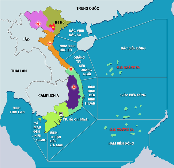 Cảnh báo thời tiết nguy hiểm trên biển Đông