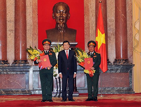 Bộ Quốc phòng có thêm hai đại tướng