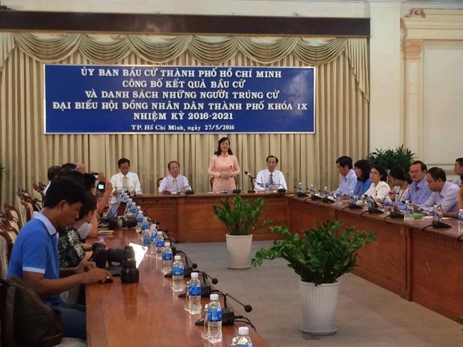TP.HCM công bố kết quả bầu cử: Nhiều lãnh đạo TP trúng cử