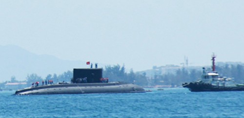 Quân cảng Cam Ranh đón tàu ngầm 185- Khánh Hòa