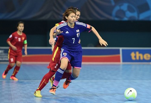 Giải vô địch Futsal: Việt Nam thua Nhật Bản 2-4