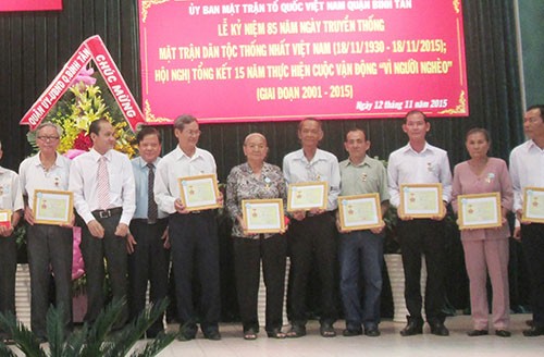 Bình Tân huy động hơn 53 tỉ đồng cho Quỹ 'Vì người nghèo'